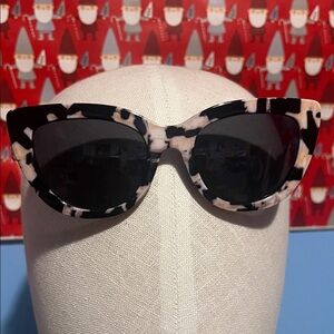 Peepers Cats Eye Pink Black and Cream Sunglasses